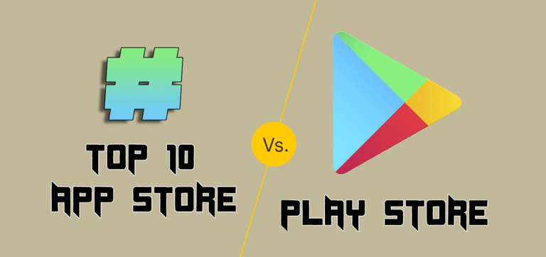 Top 10 App Store who competes with Google Play Store