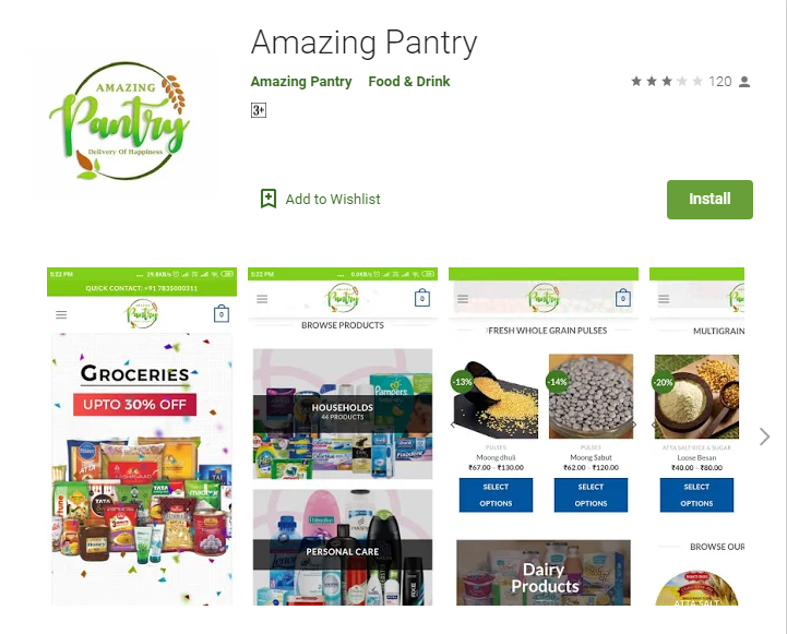 Amazon Pantry Online Grocery Apps