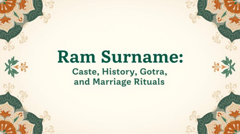 Ram Surname Caste